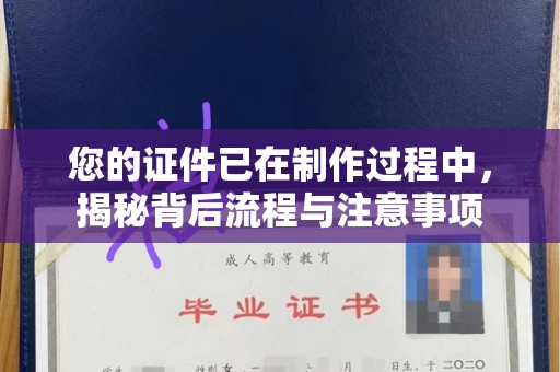全国您的证件已在制作过程中，揭秘背后流程与注意事项