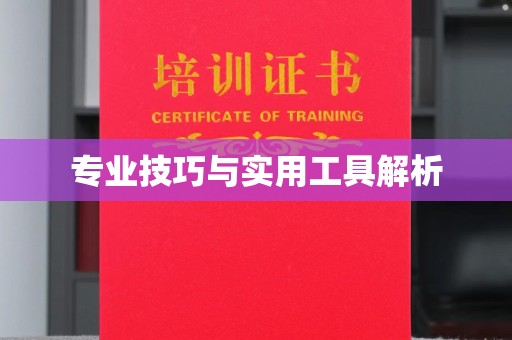 全国专业技巧与实用工具解析